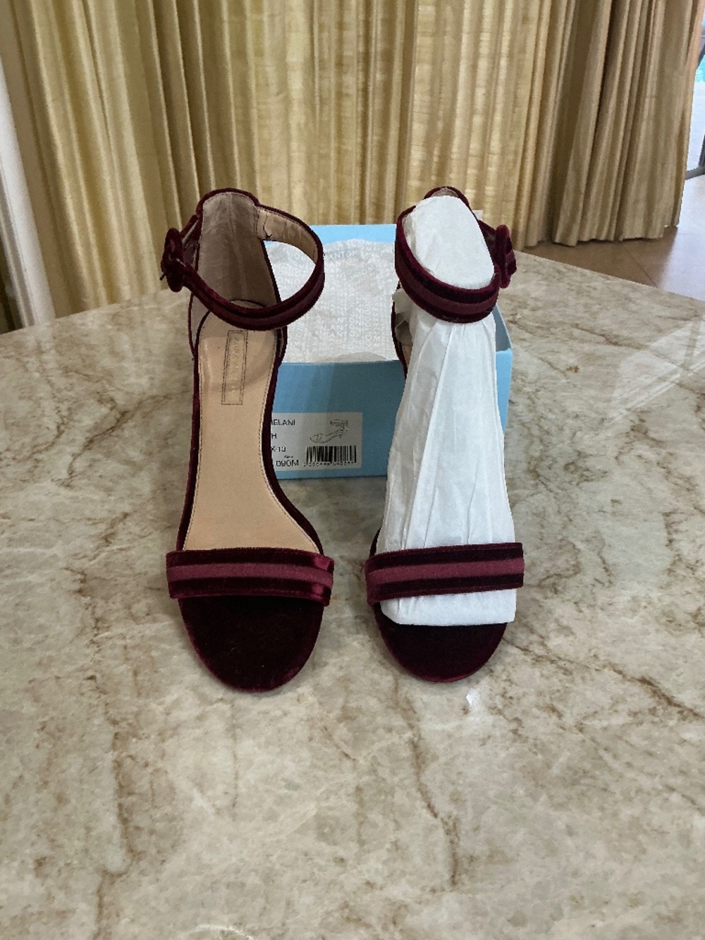 ANTONIO MELANI VELVET SHOES